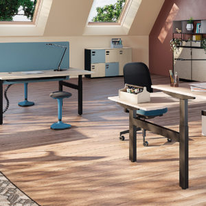 Bureau ELEK, électrique, réglable en hauteur