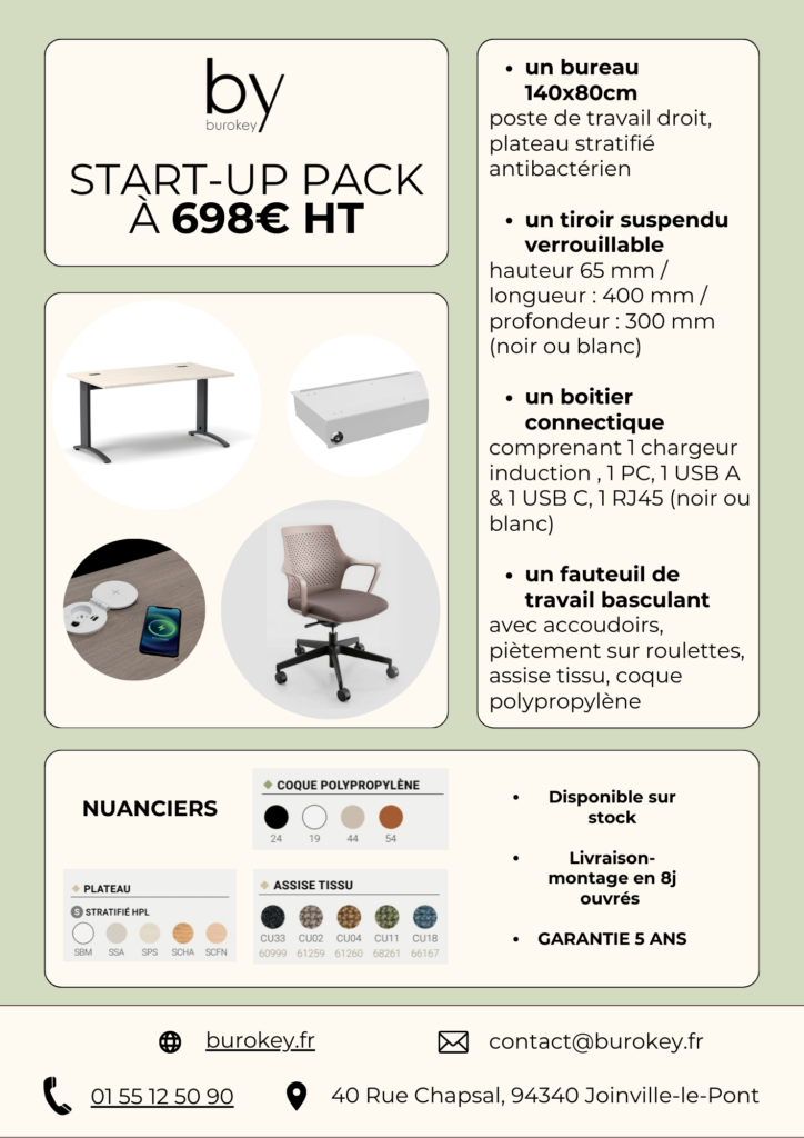 Le Pack Start Up Burokey